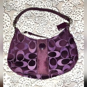 Purple Coach Purse